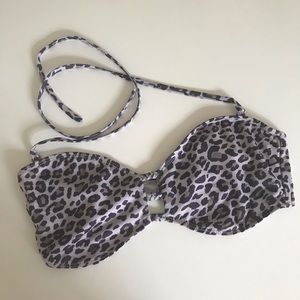 Anine Bing Leo Bikini Top - small NWT